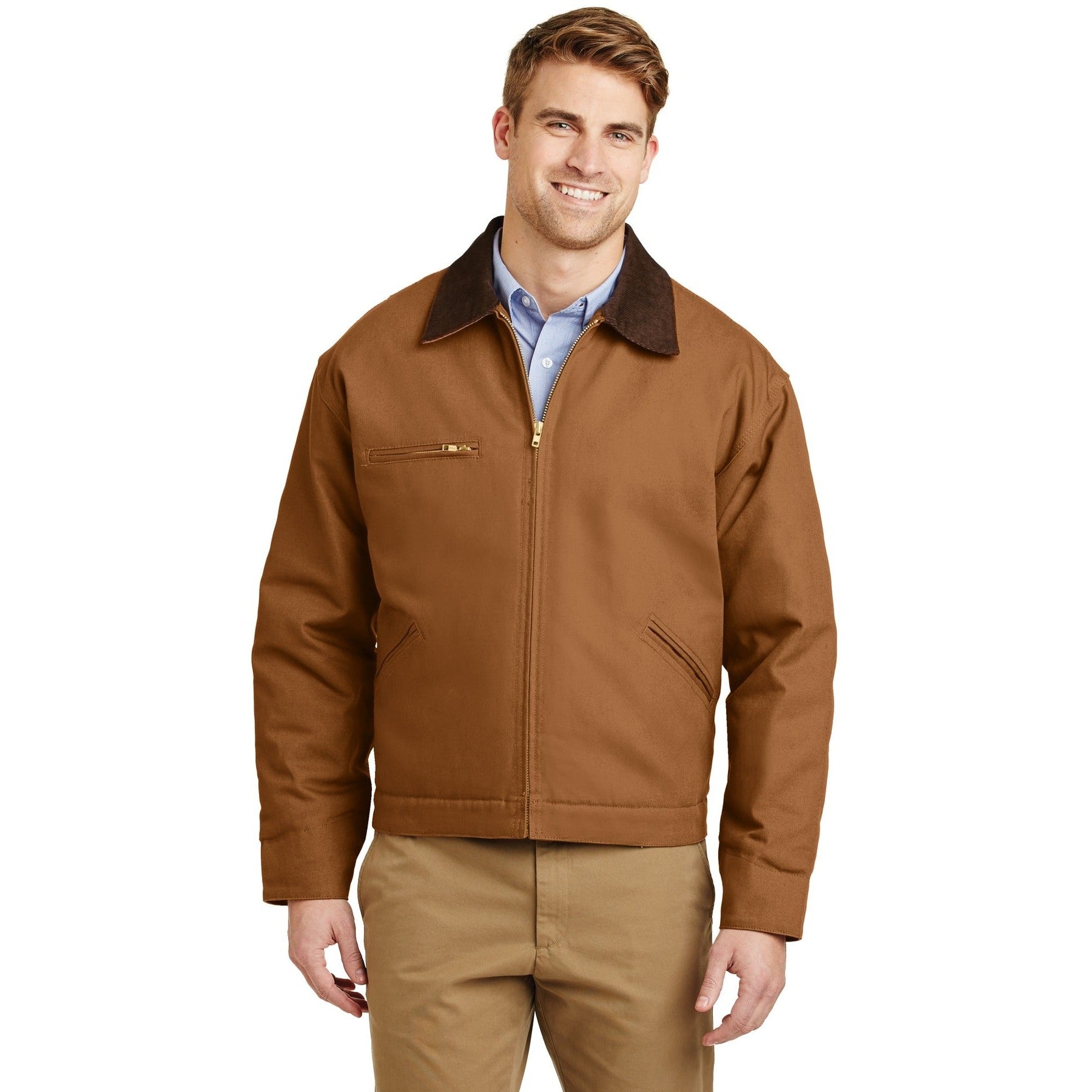 CornerStone-CornerStone® - Duck Cloth Work Jacket. J763-MedTech-3